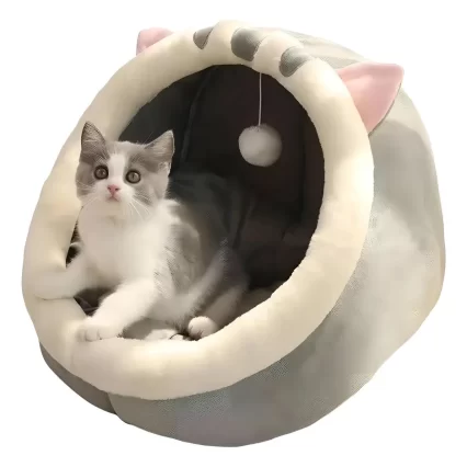 Cama con diseño para gato
